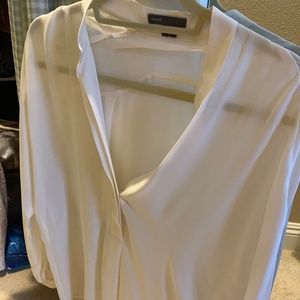 Ivory Silk Top